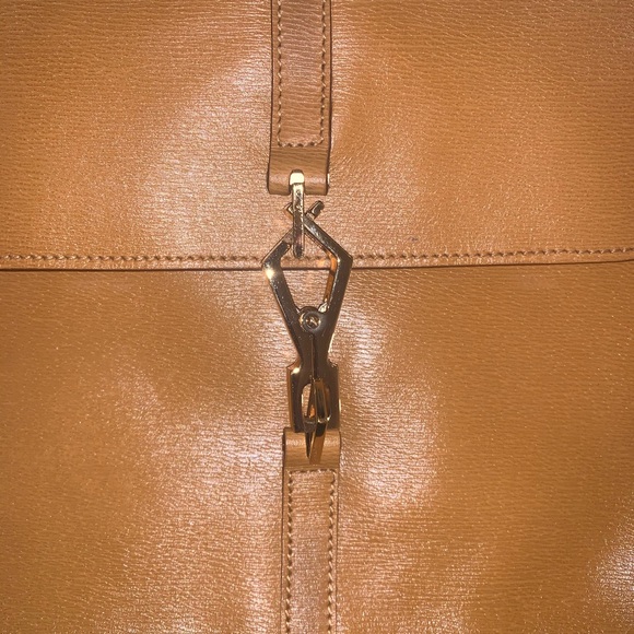 Gucci Camel Jackie Vintage Hobo Purse w/Bamboo Handle! - Picture 3 of 11